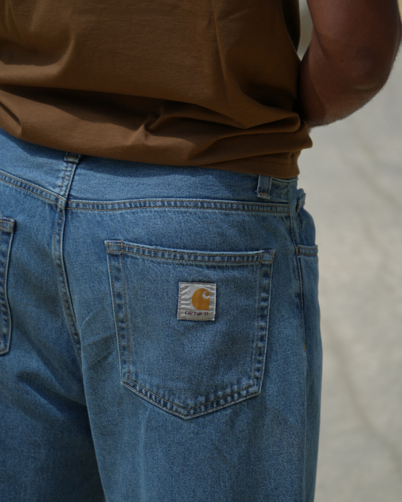 Jean bleu coupe droite Carhartt